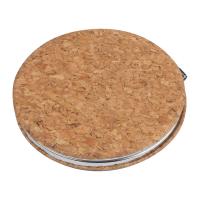 Oglindă de buzunar cu înveliş din plută