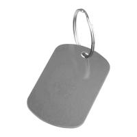 Breloc cu plăcuţă metalică