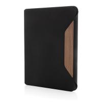 Teri AWARE™ RPET and walnut A4 portfolio