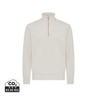 IQONIQ Elgon recycled cotton quarter zip sweater