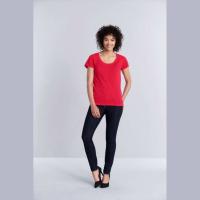 SOFTSTYLE® LADIES' DEEP SCOOP T-SHIRT