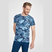 SOL'S CAMO MEN - ROUND COLLAR T-SHIRT