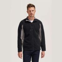 SOL'S NORDIC - MEN’S TWO-COLOUR ZIPPED FLEECE JACK